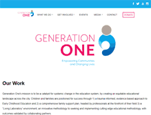 Tablet Screenshot of generationone.net